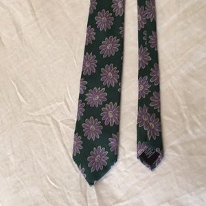 BOSS Hugo Boss floral necktie tie